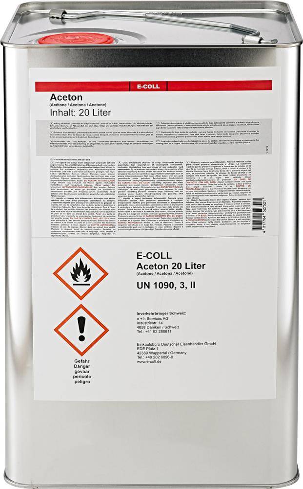 Aceton 12L Kanister E-COLL