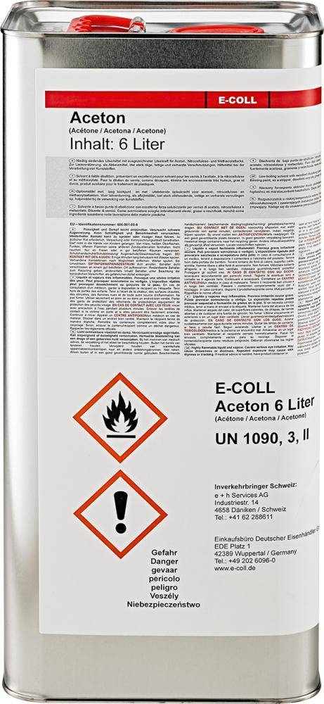 Aceton 6L Kanister E-COLL