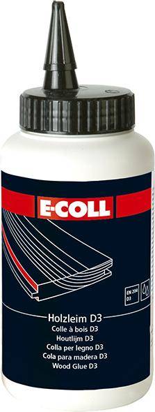 Holzleim D3 750g Flasche wasserfest E-COLL