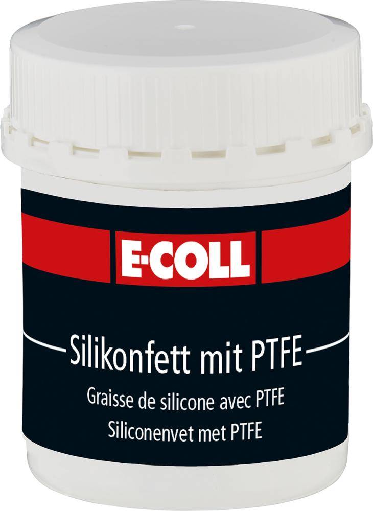 Silikonfett mit PTFE 80g Dose, farblos E-COLL