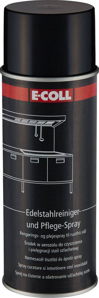 Edelstahlreiniger- und -pflegespray 400ml E-COLL EE