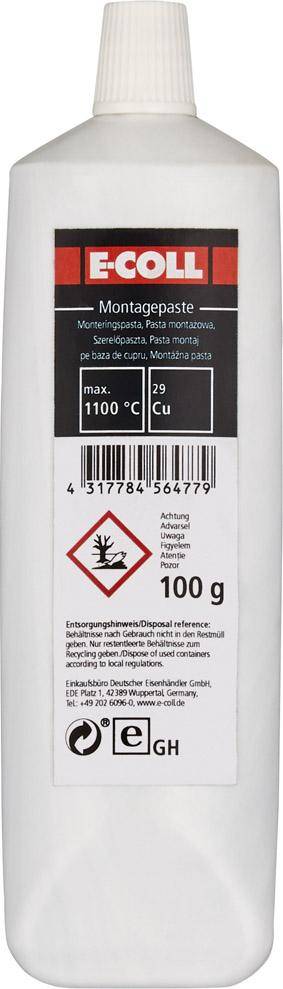 Montagepaste 100g Tube E-COLL EE