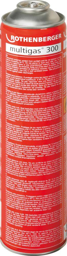 Gaskartusche 600ml Multigas 300 Rothenberger