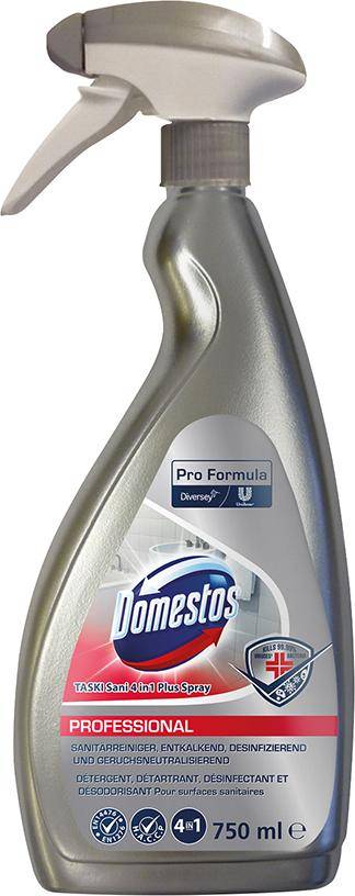 DOMESTOS Professional 4in1 Sanitärreiniger 6x0,75L
