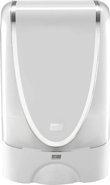 TouchFREE Ultra Spender f. 1,2 l TF Kartuschen mit Chrom, weiß Internat. Systeme (PR)