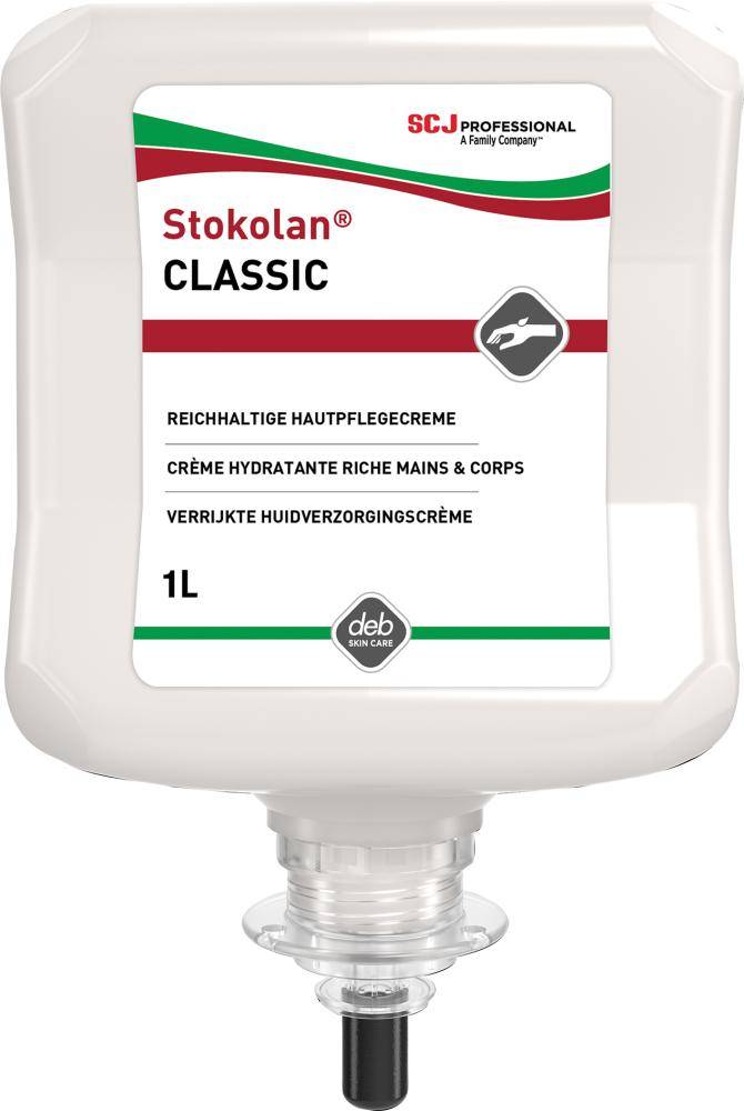 Stokolan® Classic Hautpflegecreme 1 l Kartusche trockene-strapaz. Haut