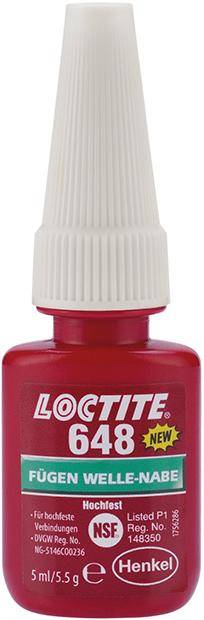 LOCTITE 648 BC 5ML EN/DE Fügeklebstoff Henkel