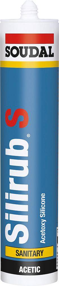 Silirub S Sanitärdicht- masse 300ml grau SOUDAL