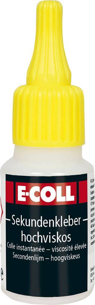 Sekundenkleber 20g hochviskos E-COLL
