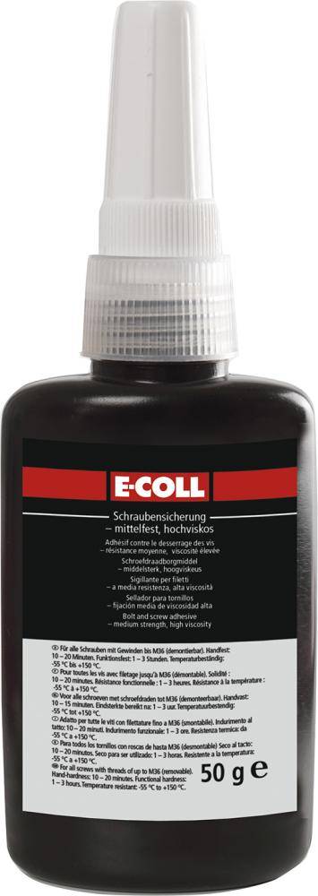 Schraubensicherung 50g mittelf.-hochviskos E-COLL