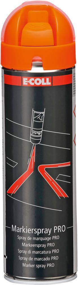 PRO Markierspray 500ml orange E-COLL
