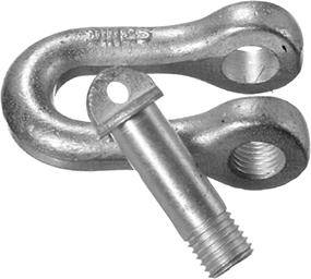 Schäkel 1,6 t verz. Bolzen 20mm Dm DIN 82101, Form A