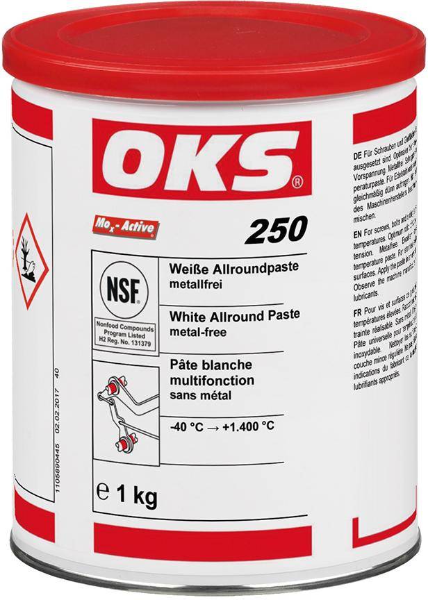 Weiße Allroundpaste metallfrei OKS 250 1 kg