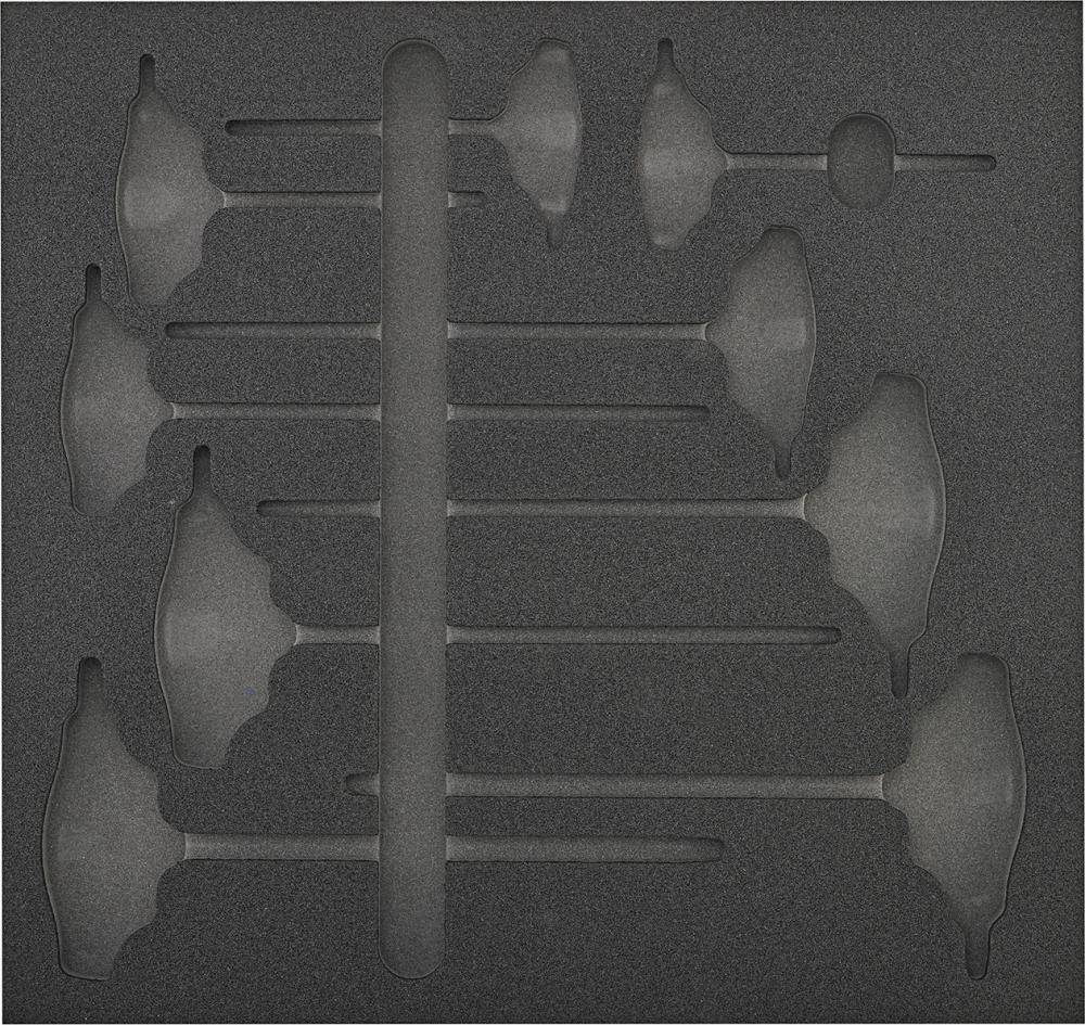 Werkzeugmodul 2/3 leer T-Griff Torx Wera