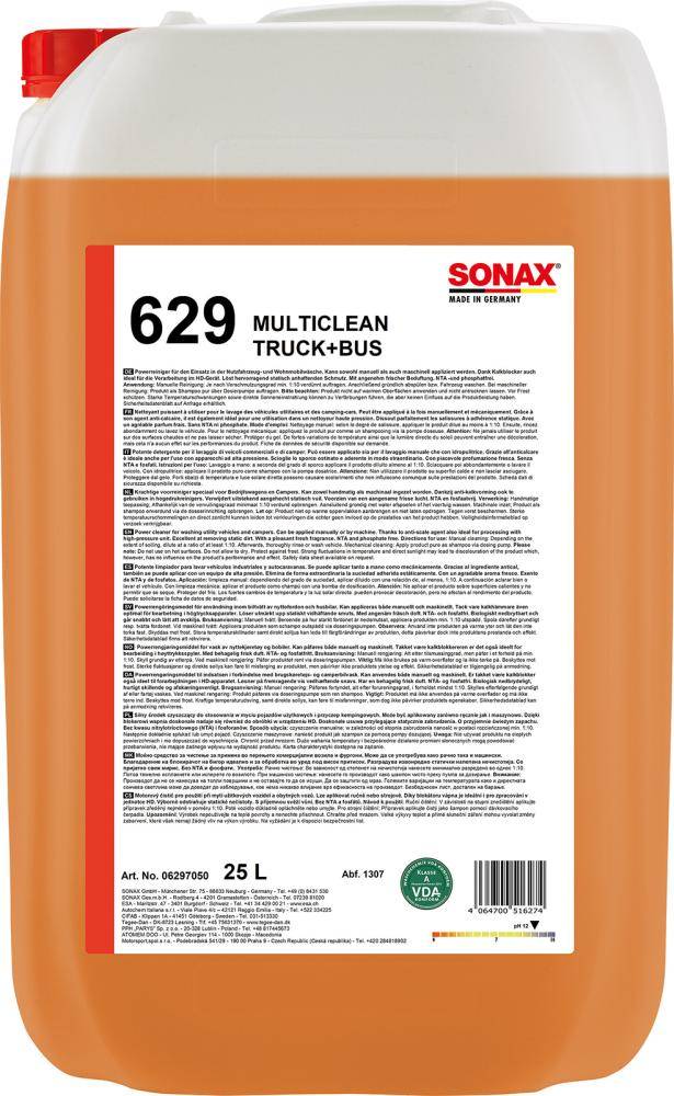 SONAX MultiClean Truck+Bus 25 Liter