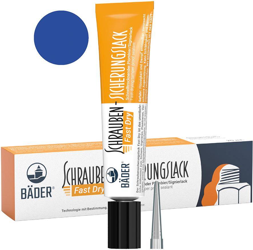 Schraubensicherungslack Fast Dry 20 ml Tube blau