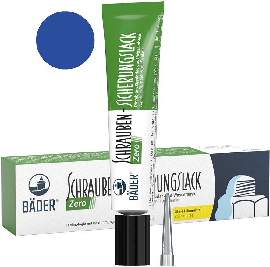 Schraubensicherungslack Zero 20 ml Tube blau