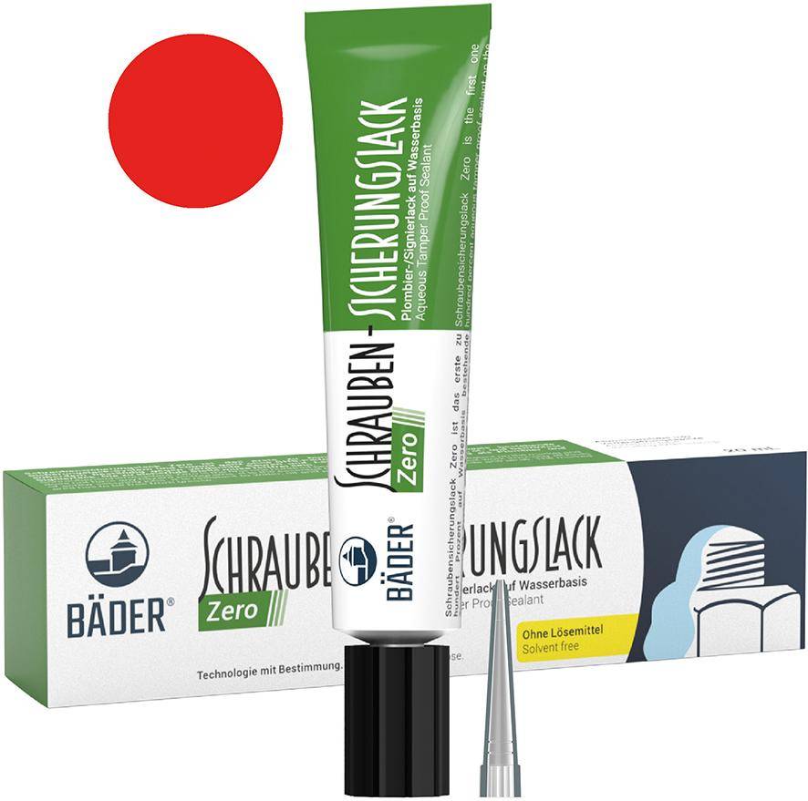 Schraubensicherungslack Zero 20 ml Tube rot