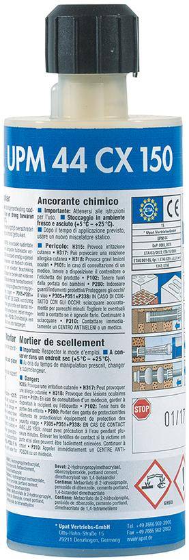 UPAT Injektionsmörtel UPM 44 CX 150