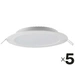 V-TAC LED-Einbauleuchte VT-61024, EEK: F, 24 W, 2500 lm, 3000 K, 5 Stück V-TAC LED-Einbauleuchte VT-61024, EEK: F, 24 W, 2500 lm, 3000 K, 5 Stück