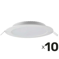 V-TAC LED-Einbauleuchte VT-61012, EEK: F, 12 W, 1200 lm, 3000 K, 10 Stück V-TAC LED-Einbauleuchte VT-61012, EEK: F, 12 W, 1200 lm, 3000 K, 10 Stück