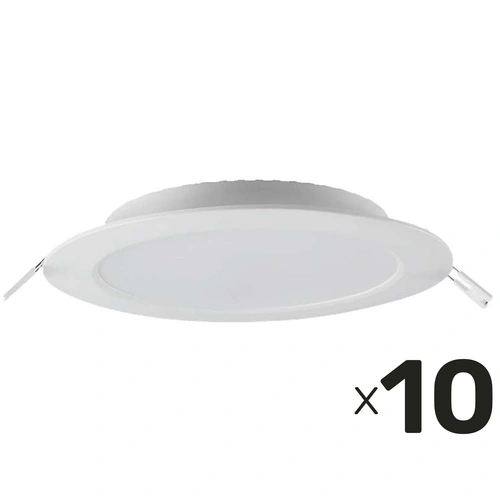 V-TAC LED-Einbauleuchte VT-61012, EEK: F, 12 W, 1200 lm, 3000 K, 10 Stück V-TAC LED-Einbauleuchte VT-61012, EEK: F, 12 W, 1200 lm, 3000 K, 10 Stück