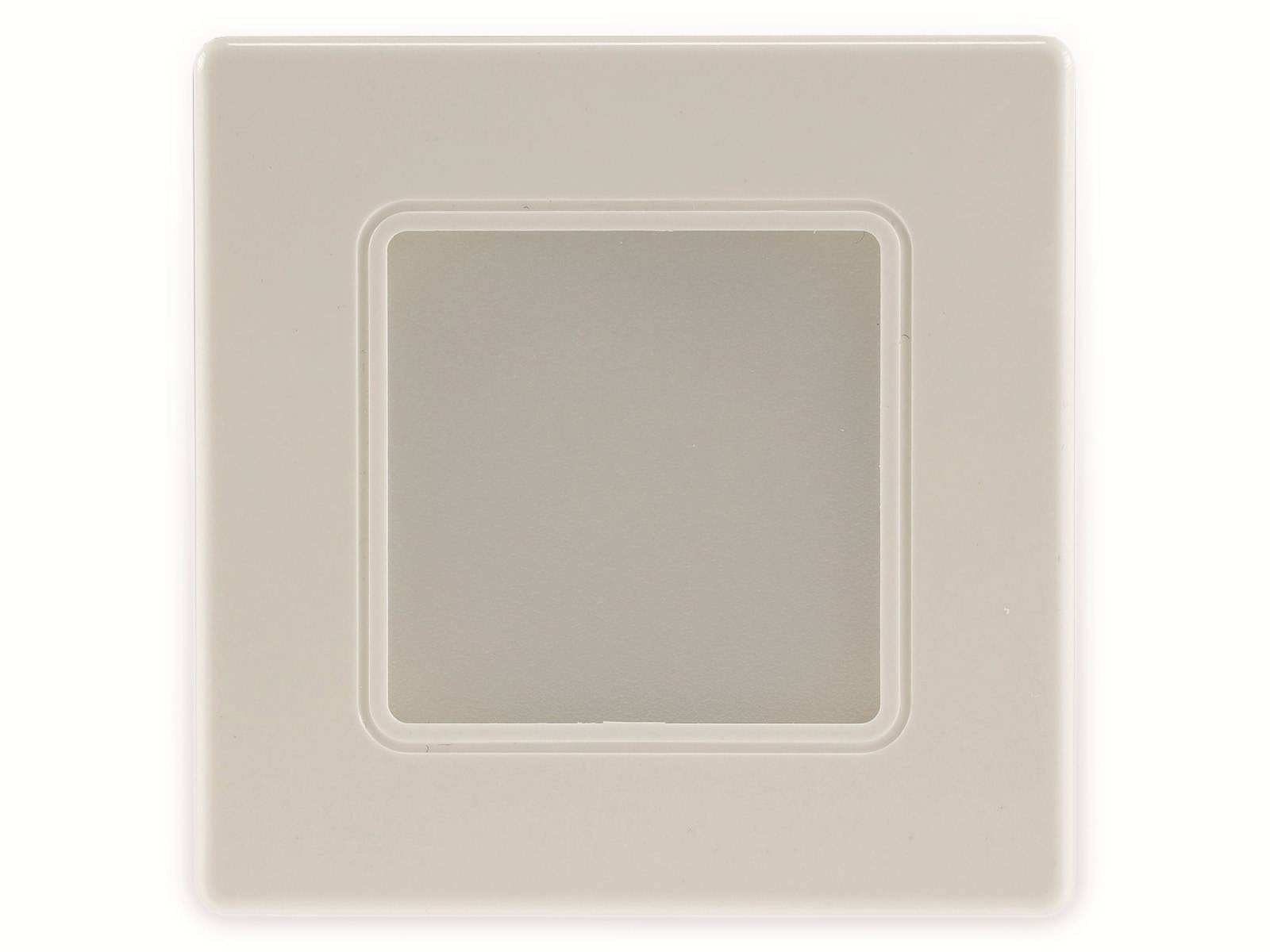 CHILITEC LED-Einbauleuchte EBL 86, 2,5 W, 3000 K, warmweiß, Rahmen cremeweiß