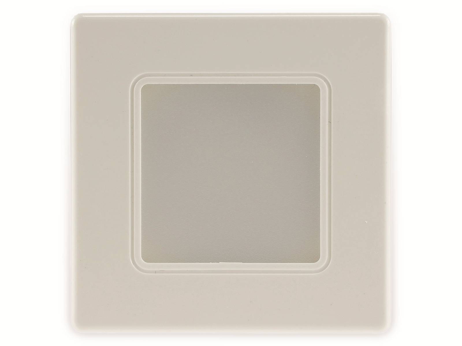 CHILITEC LED-Einbauleuchte EBL 86, 2,5 W, 3000 K, warmweiß, Rahmen cremeweiß