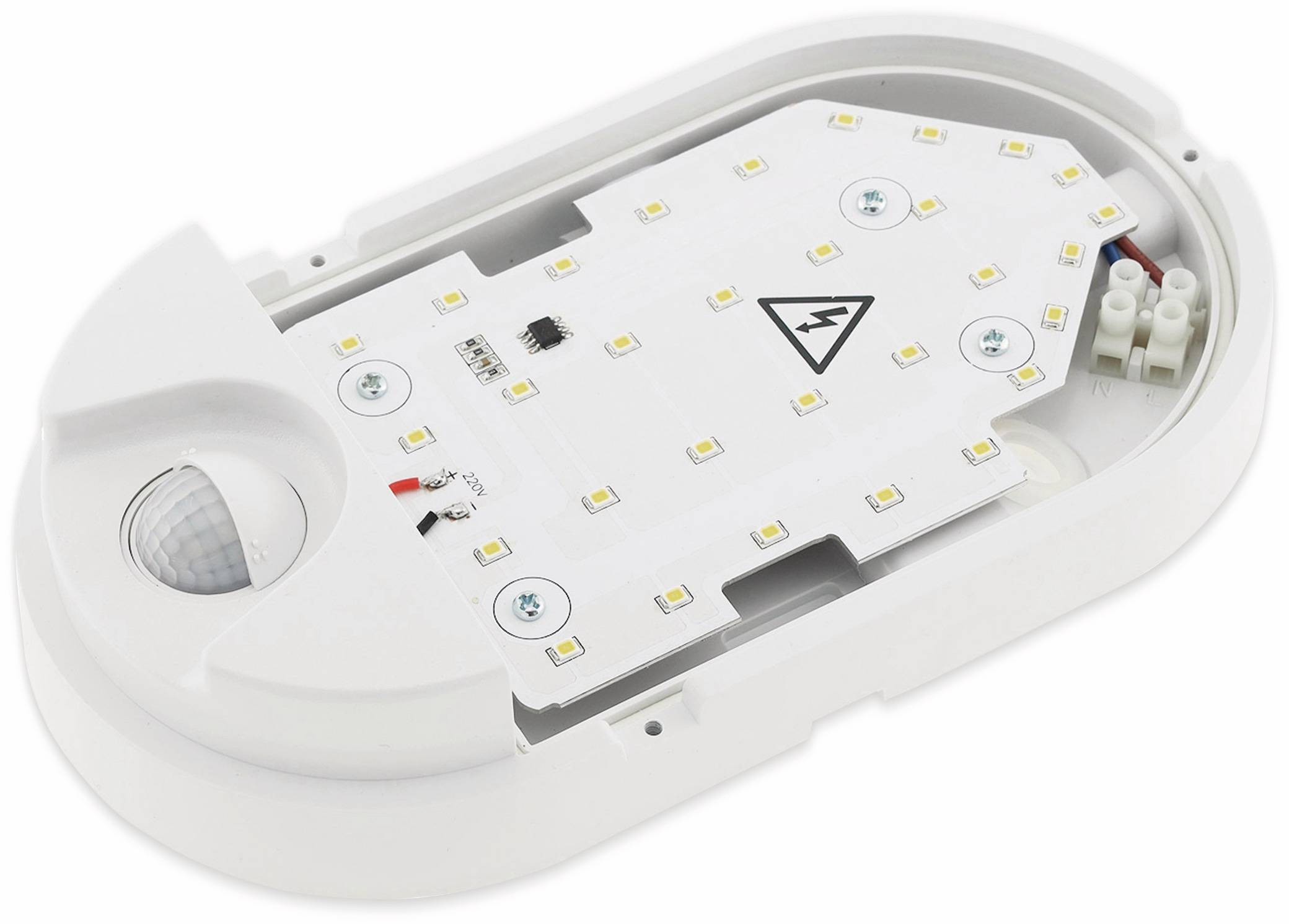 CHILITEC LED-Wandleuchte, NIAS, 4000K, 10 W, 230 V