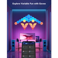 GOVEE LED-Panel Glide Hexa Light, EEK: G, Erweiterungsset, RGB, 2 Stück GOVEE LED-Panel Glide Hexa Light, EEK: G, Erweiterungsset, RGB, 2 Stück