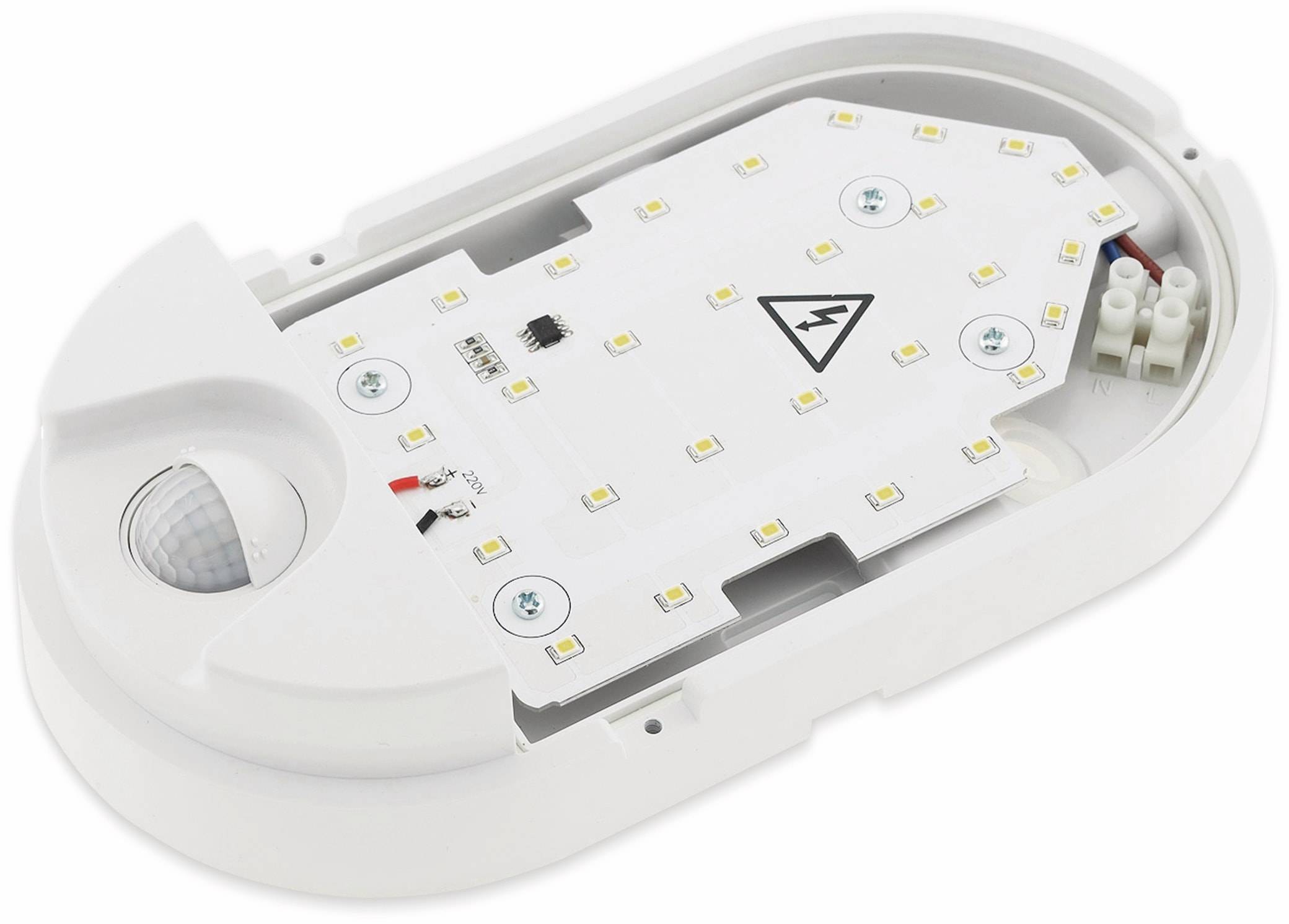 CHILITEC LED-Wandleuchte, NIAS, 3000K, 10 W, 230 V