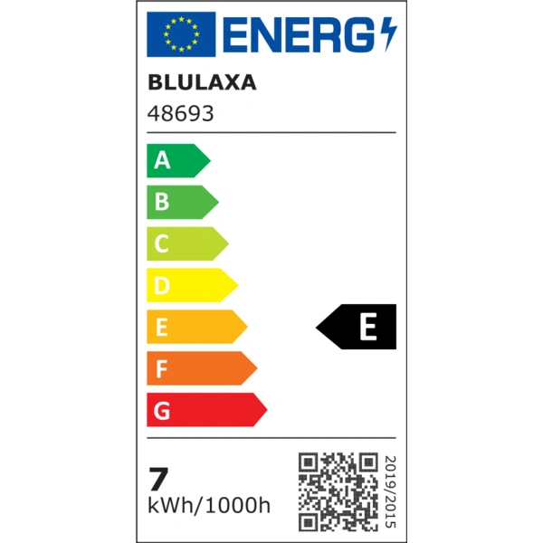 BLULAXA LED-Lampe 48693 AGL, E27, EEK: E, 7 W, 810 lm, 2700 K, 2 Stück BLULAXA LED-Lampe 48693 AGL, E27, EEK: E, 7 W, 810 lm, 2700 K, 2 Stück