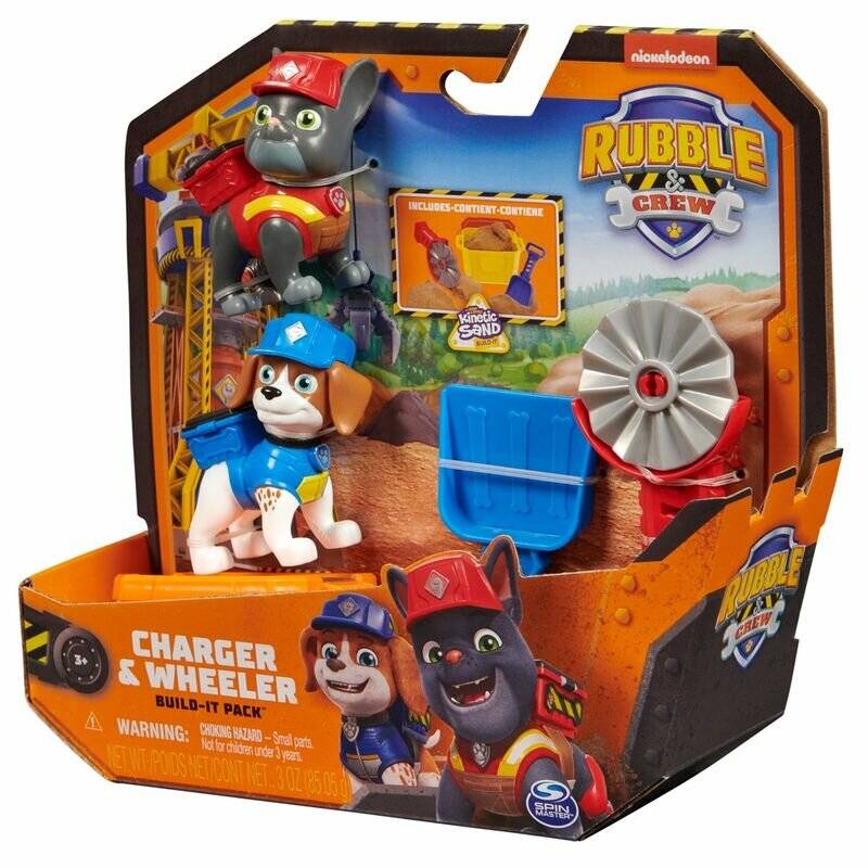 Rubble & Crew - Actionfiguren-Set Mit Charger & Wheeler