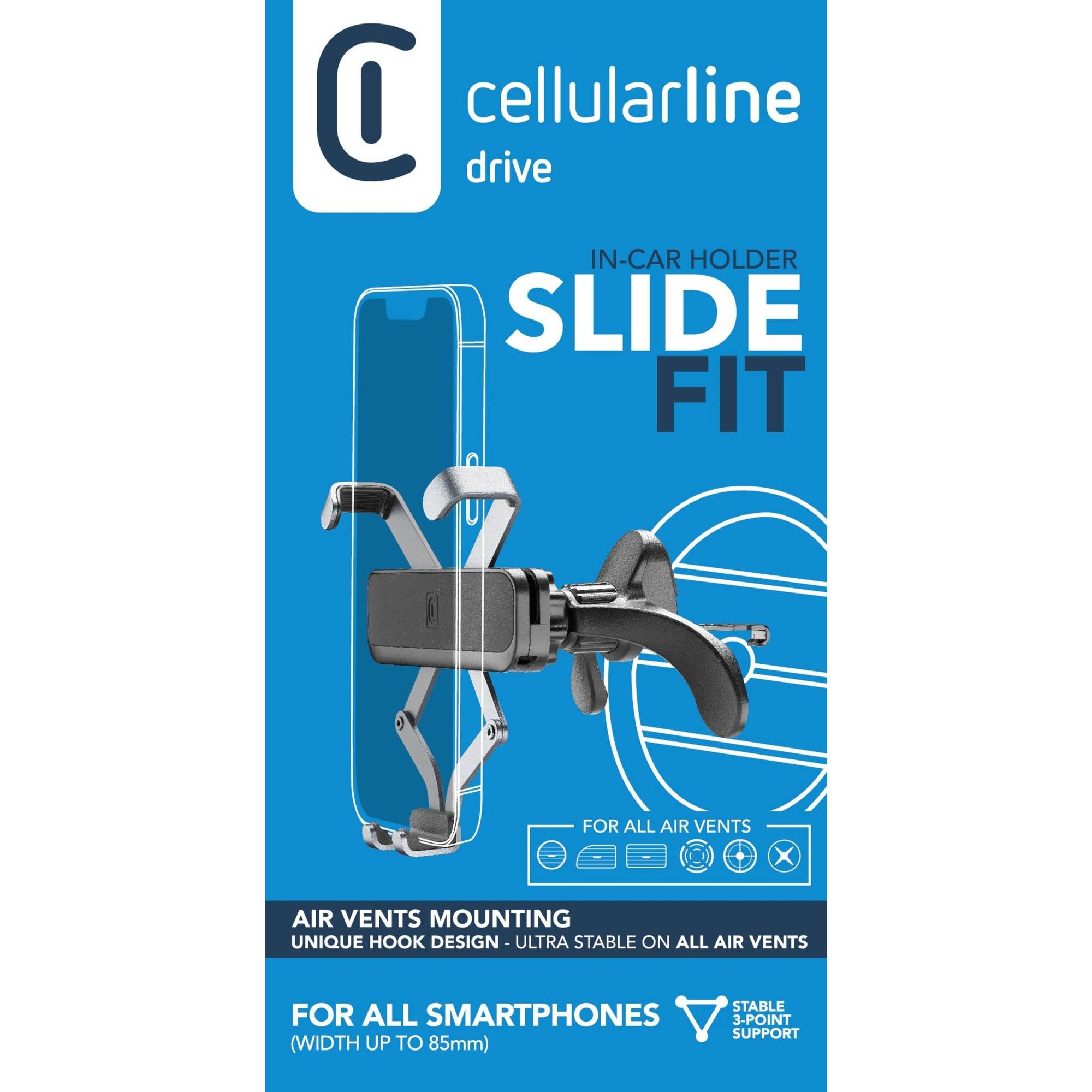 Cellularline Handyhalter KFZ Slide Fit GRAVITYHOLDERK