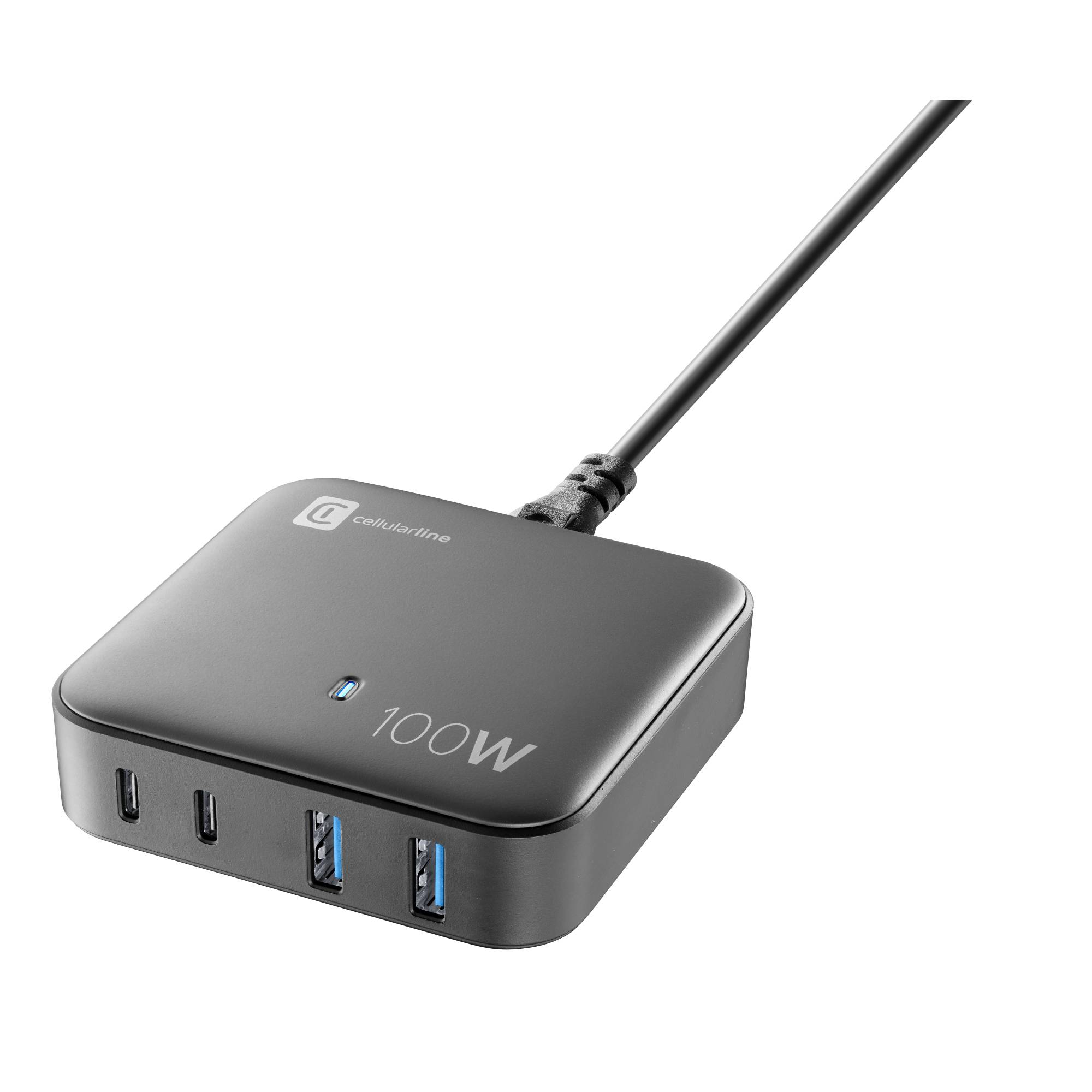 cellularline Ladegerät ACHUSBGAN4PD100WK