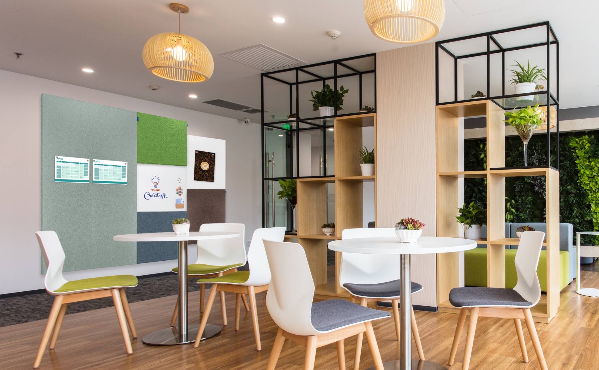 Legamaster BOARD-UP Akustik-Pinboard 75x75cm marina blue