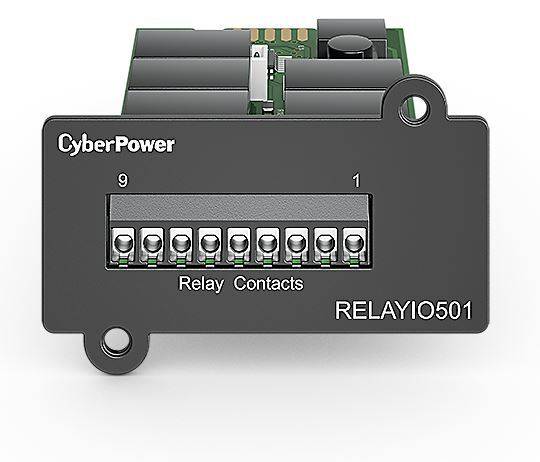 CyberPower CyberPower RELAYIO501, CyberPower RELAYIO501 Relay Control Card, Potentialfreie Relaiskontakt, Anschluss Ter
