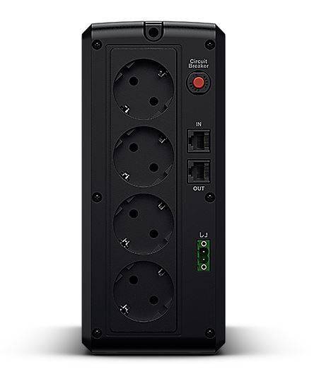 CyberPower CyberPower UT1200EG, CyberPower UT1200EG Line-Interactive 1200VA, LED, AVR, USB (HID compliant), Kontaktschn