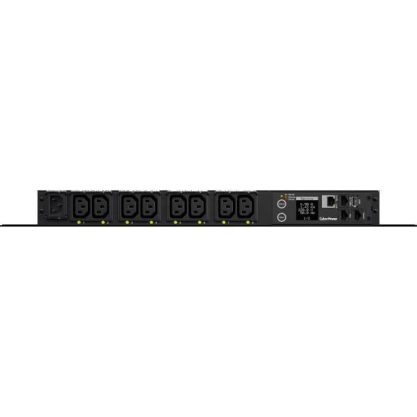 CyberPower CyberPower PDU41004, Switched PDU, Rackmount 1U, Switched PDU, Eingang 230V/10A (1), Ausgang IEC-320 C13 (8)