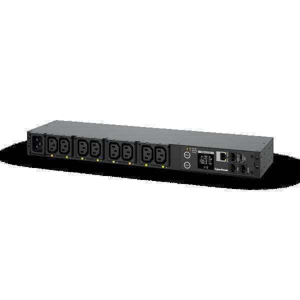 CyberPower CyberPower PDU41005, Switched PDU, Rackmount 1U, Switched PDU, Eingang 230V/16A (1), Ausgang IEC-320 C13 (8)