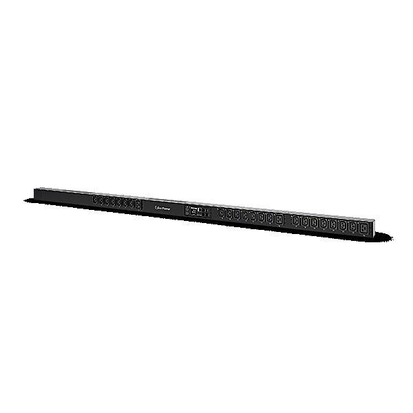 CyberPower PDU81404, Rackmount 0U, Switched PDU, Metered-by-Outlet Leistungssteueung, Eingang 230V/16A,Ausgang IEC C1