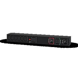 CyberPower MBP20HVIEC6A, Maintenance Bypass PDU, 1HE, Eingang 16A- (1) IEC C19 + (2) IEC C20, Ausgang 16A- (6) IEC C13