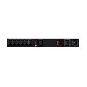 CyberPower CyberPower MBP20HVIEC6A, Maintenance Bypass PDU, 1HE, Eingang 16A- (1) IEC C19 + (2) IEC C20, Ausgang 16A- (