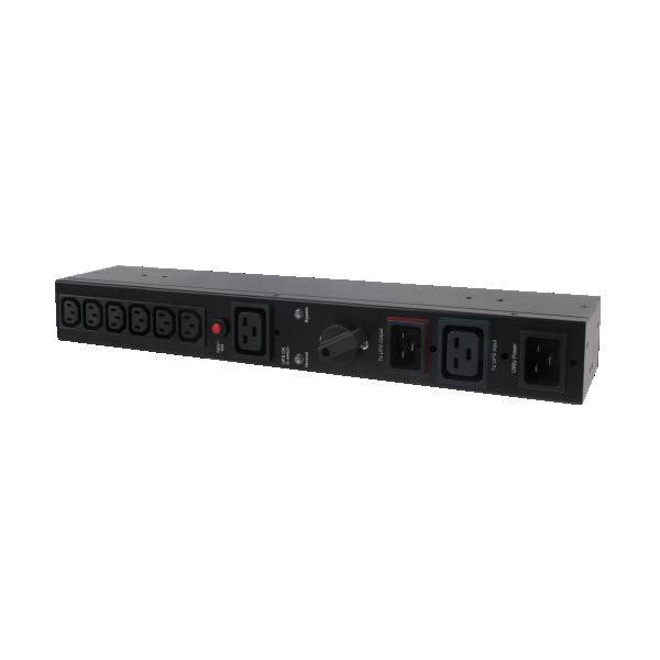 CyberPower MBP20HVIEC6, CyberPower MBP20HVIEC6 Maintenance Bypass PDU, 1HE, Eingang 16A- (1) IEC C19 + (2) IEC C20, Aus
