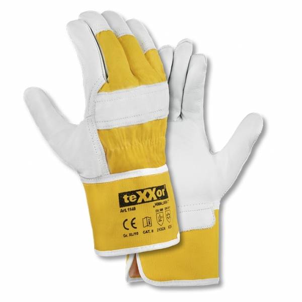 1148 texxor Rindvollleder-Winterhandschuh Himalaya I Leder 120 Paar Gr. 10