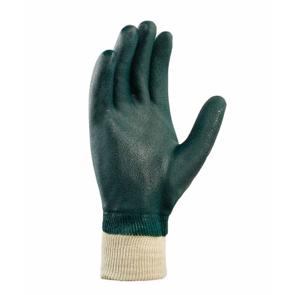 2155 texxor PVC Handschuh mit Strickbund Chemiehandschuh grün 120 Paar Gr. 10
