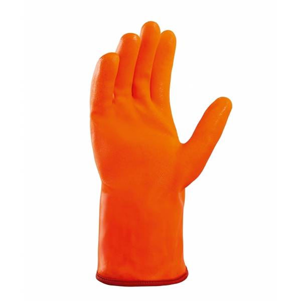 2162 texxor Winterhandschuh Pvc Chemikalienhandschuh leuchtorange 60 Paar Gr. 10