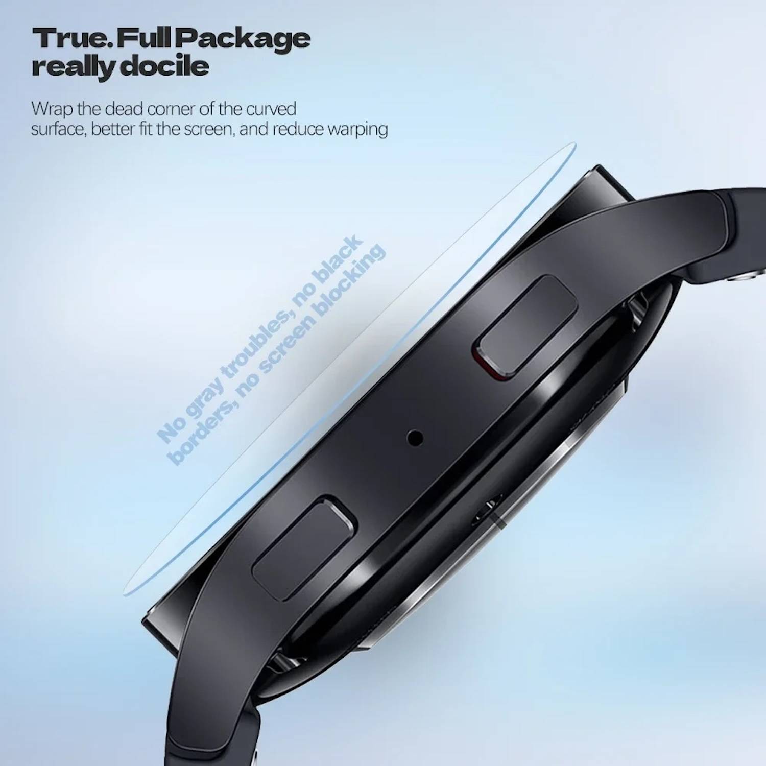 Für Samsung Galaxy Watch 7 40mm Hydrogel Film Schutz Folie Transparent