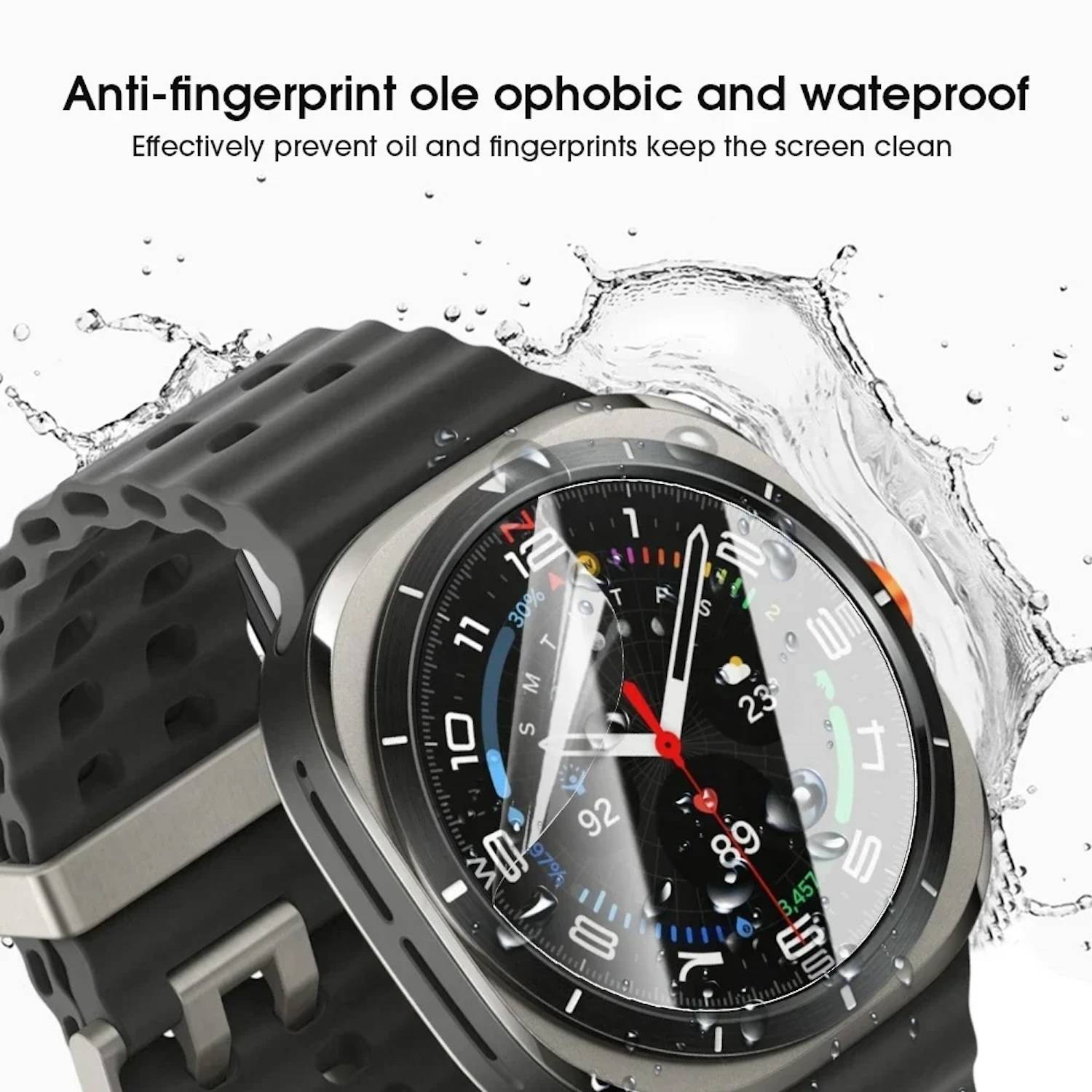 Für Samsung Galaxy Watch Ultra 47mm Hydrogel Schutz Folie Transparent