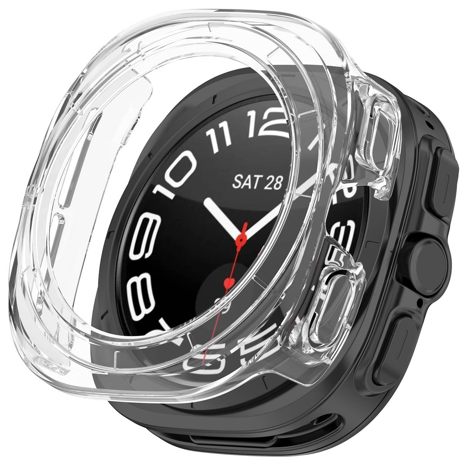 Für Samsung Galaxy Watch Ultra 47mm PC Smart Gehäuse Hülle Transparent